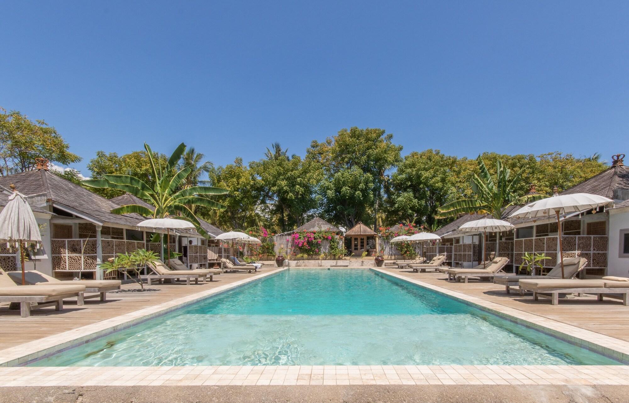 Les Villas Ottalia Yoga & Diving, Gili Meno Dış mekan fotoğraf