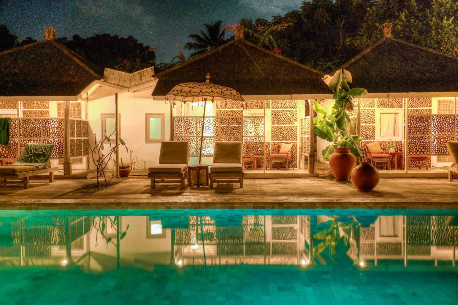 Les Villas Ottalia Yoga & Diving, Gili Meno Dış mekan fotoğraf
